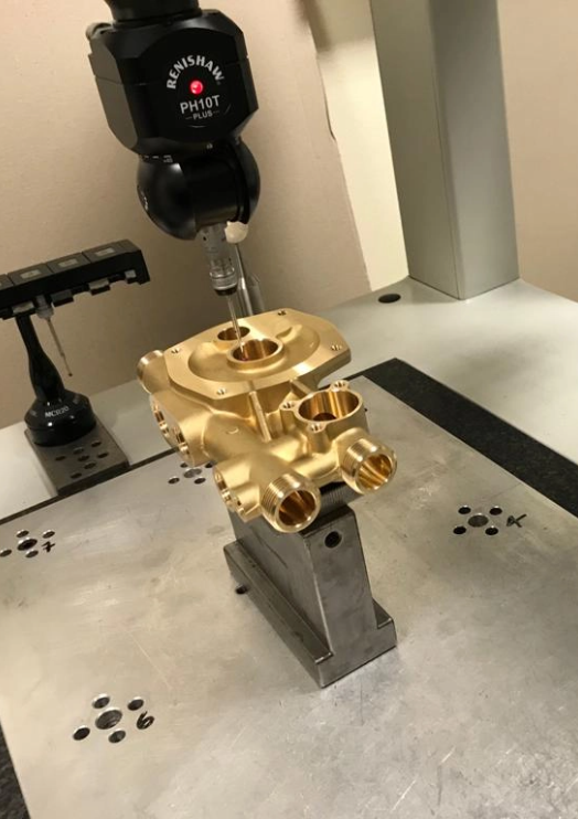 Design and fabrication of complex brass components